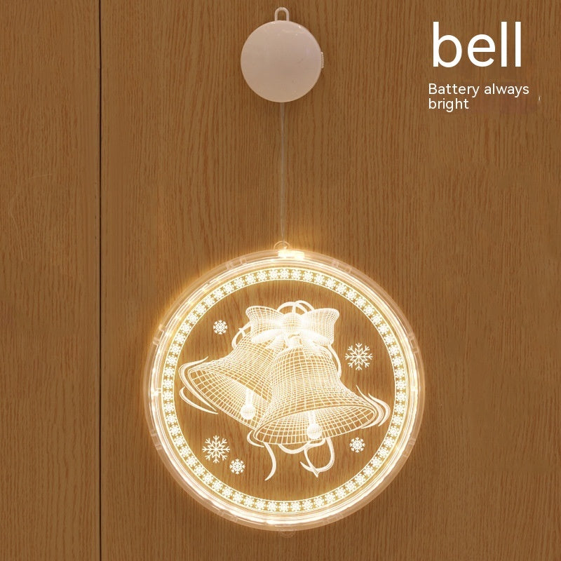 HKM-181203 Holiday Ambience Light with 24cm and 16cm Discs, Round Design, IP44 Protection, 6000H Life