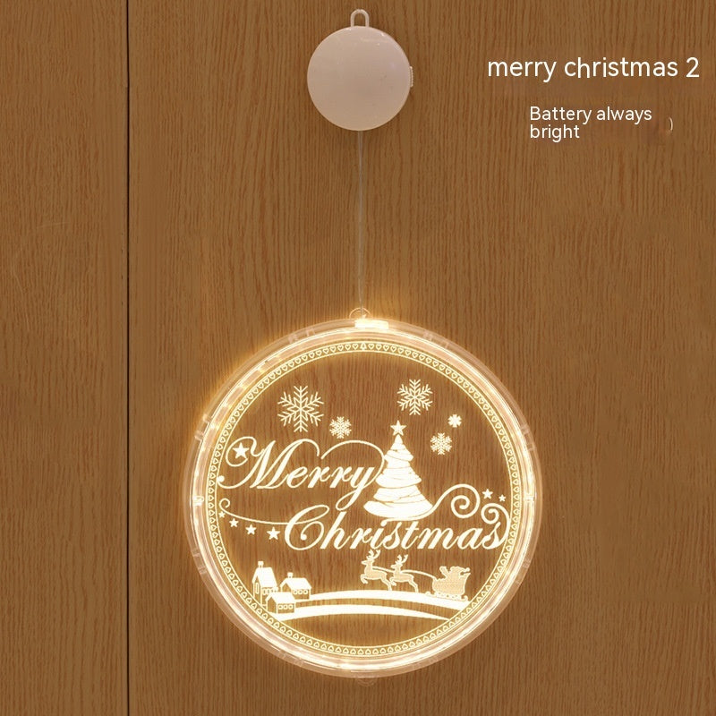 HKM-181203 Holiday Ambience Light with 24cm and 16cm Discs, Round Design, IP44 Protection, 6000H Life