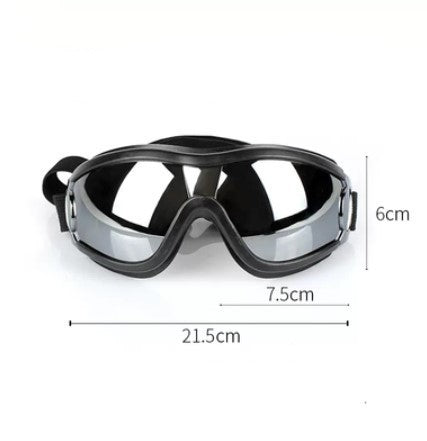 HKM-181267 Large Dog Safety Goggles - Eye Protection for Wind, Rain, and Snow