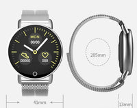 HKM-181267 Smart Health Wristband with Heart Rate Monitoring and Sleep Analysis - 1.3 Inch Silicone Design