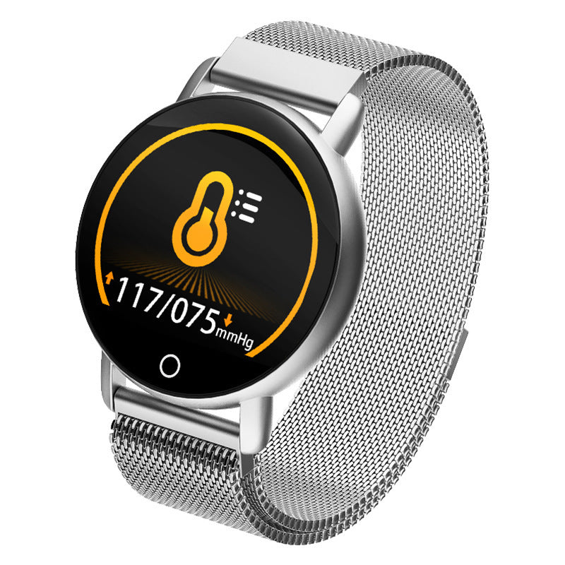 HKM-181267 Smart Health Wristband with Heart Rate Monitoring and Sleep Analysis - 1.3 Inch Silicone Design