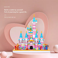 HKM-181331 Rainbow Castle 3D Puzzle Model Building Toy for Kids - DIY Assembly Educational Gift
