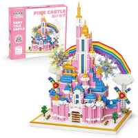 HKM-181331 Rainbow Castle 3D Puzzle Model Building Toy for Kids - DIY Assembly Educational Gift