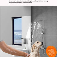 HKM-181395 Pet Licking Mat - Round Silicone Feeding Accessory in Gray, Mint, Orange, and Blue