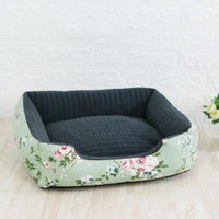 HKM-181395 Square Nest Pet Mat - Removable Covers for Small Animals, Washable Design & Multiple Cute Patterns
