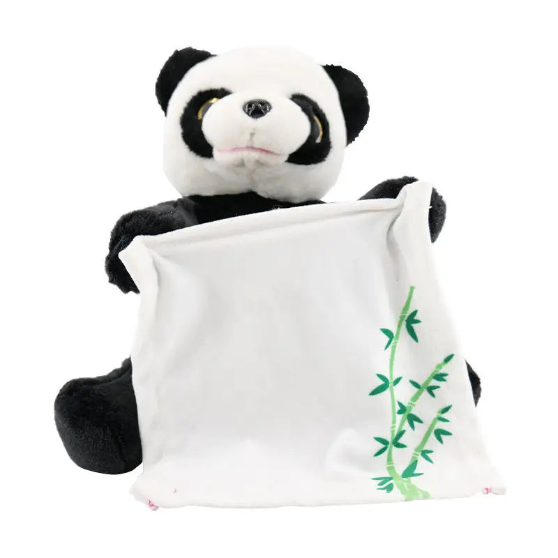 KTX-181587 Electric Plush Panda Toy with Lullabies and Storytelling for Early Learning and Development