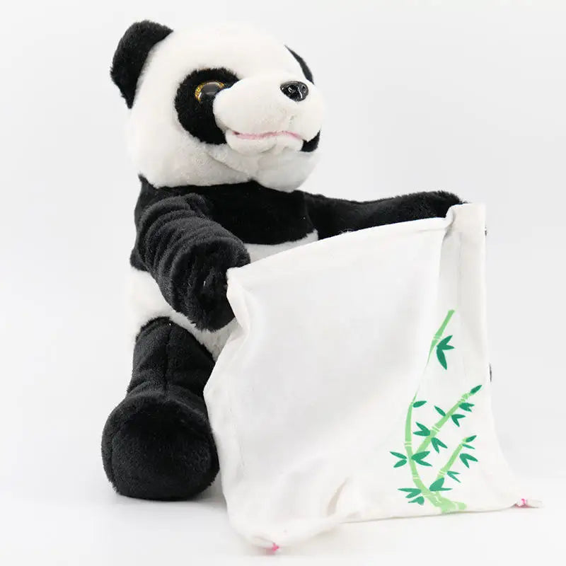 KTX-181587 Electric Plush Panda Toy with Lullabies and Storytelling for Early Learning and Development