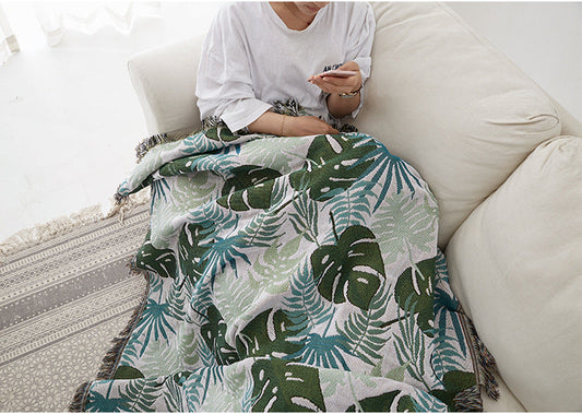 HKM-181651 European Style Cotton Sofa Towel in Various Sizes