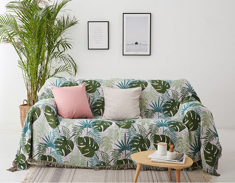 HKM-181651 European Style Cotton Sofa Towel in Various Sizes