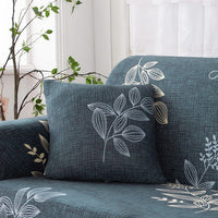 HKM-181715 New Chinese Style Doli Silk Linen Cushion with PP Cotton Filler for Living Room