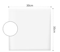 HKM-181971 Soft Package Wall Surround - Self-Adhesive in White, Sky Blue, Light Pink, Beige, and Pink, 30x30cm