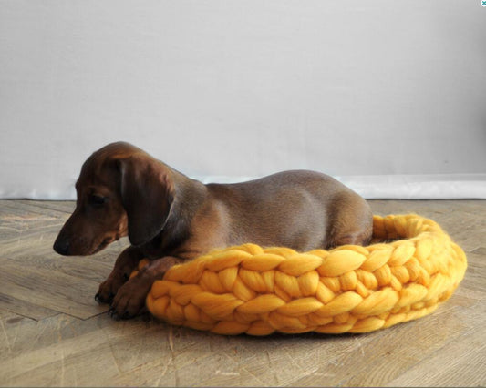 HKM-182035 Coarse Wool Pet Nest - 45cm Thick Wool Dog House