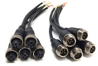 HKM-182099 M12 8-Core Aviation Waterproof Connecting Wire with Sensor Connector for Railway Applications