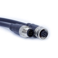 HKM-182099 M12 8-Core Aviation Waterproof Connecting Wire with Sensor Connector for Railway Applications