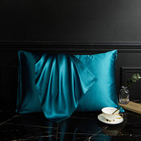 HKM-182227 Pure Mulberry Silk Pillowcase in Multiple Colors - Elegant and Soft Texture