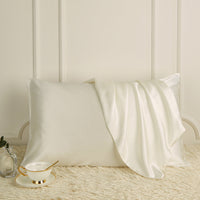 HKM-182227 Pure Mulberry Silk Pillowcase in Multiple Colors - Elegant and Soft Texture