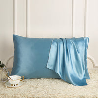 HKM-182227 Pure Mulberry Silk Pillowcase in Multiple Colors - Elegant and Soft Texture