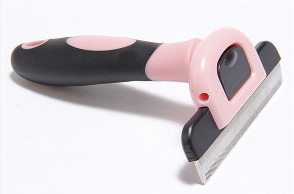 HKM-182675 Removable ABS Hair Removal Comb for Long-Haired Dogs - Blue and Pink Sizes Available