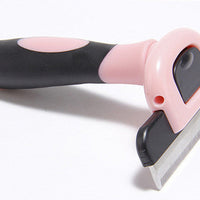 HKM-182675 Removable ABS Hair Removal Comb for Long-Haired Dogs - Blue and Pink Sizes Available