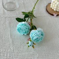 HKM-182675 Silk Pink Peony Artificial Flower for Home Decor and Wedding Arrangements