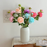 HKM-182675 Silk Pink Peony Artificial Flower for Home Decor and Wedding Arrangements