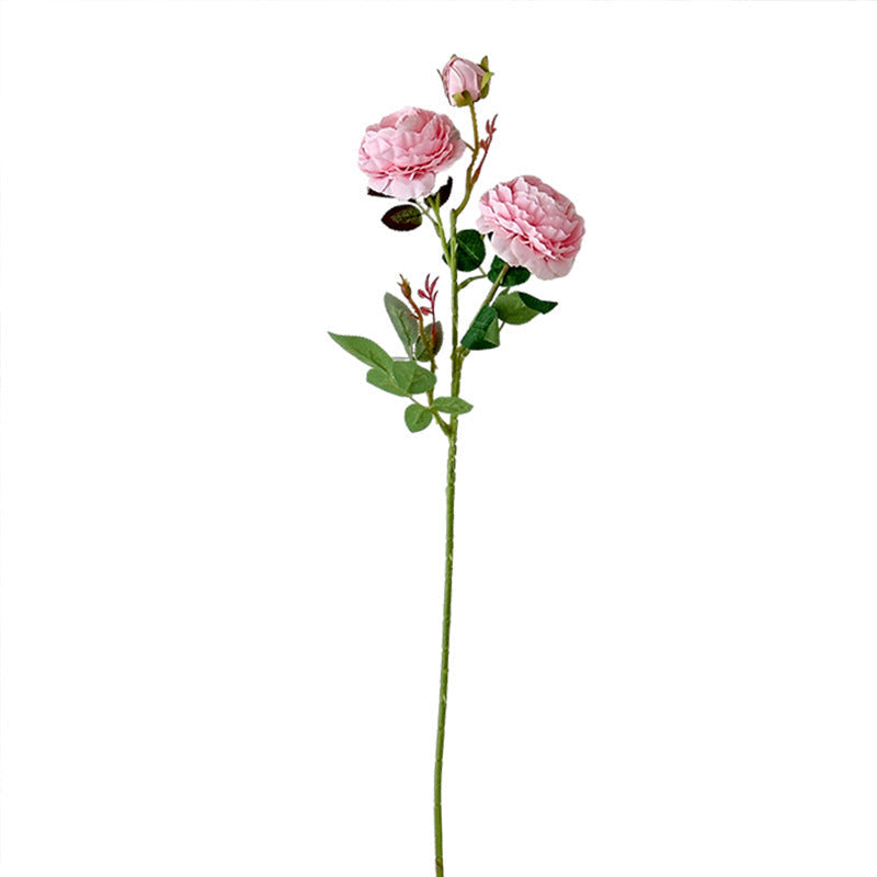 HKM-182675 Silk Pink Peony Artificial Flower for Home Decor and Wedding Arrangements
