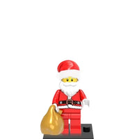 HKM-182739 Christmas Deer Santa Claus Building Toy Set for Kids - DIY Action Figure Assembly with Eco-Friendly Materials
