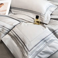 HKM-183059 Long-Staple Cotton Four-Piece Bedding Set in Various Colors and Sizes