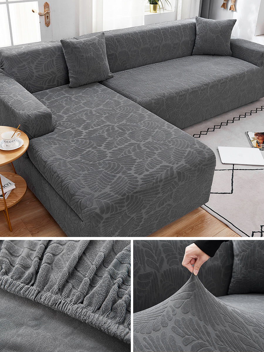 HKM-183059 Stretch Sofa Cover for Modular Sofas - Fits 1 to 4 Seater, Modern Design, Multiple Sizes Available