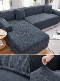 HKM-183059 Stretch Sofa Cover for Modular Sofas - Fits 1 to 4 Seater, Modern Design, Multiple Sizes Available