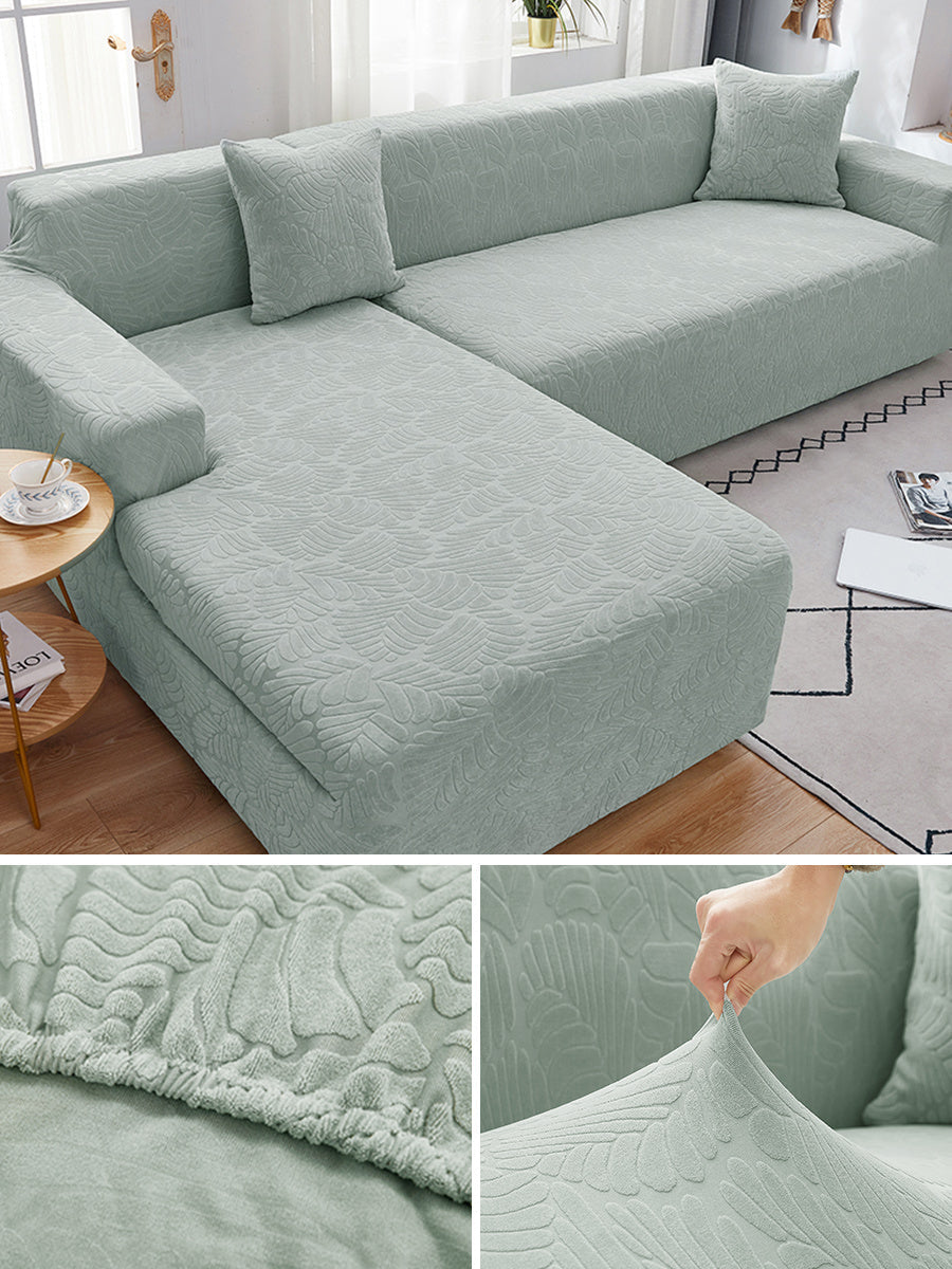 HKM-183059 Stretch Sofa Cover for Modular Sofas - Fits 1 to 4 Seater, Modern Design, Multiple Sizes Available