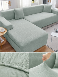 HKM-183059 Stretch Sofa Cover for Modular Sofas - Fits 1 to 4 Seater, Modern Design, Multiple Sizes Available