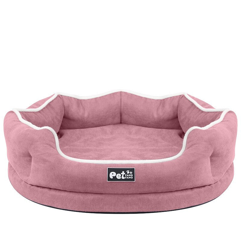 HKM-183251 Cozy Liscel Dog Cushion with Soft Sponge Filling for Ultimate Comfort