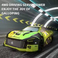 HKM-183315 4x4 Mini RC Racing Car with 360° Drifting, Lights, and Remote Control for Kids
