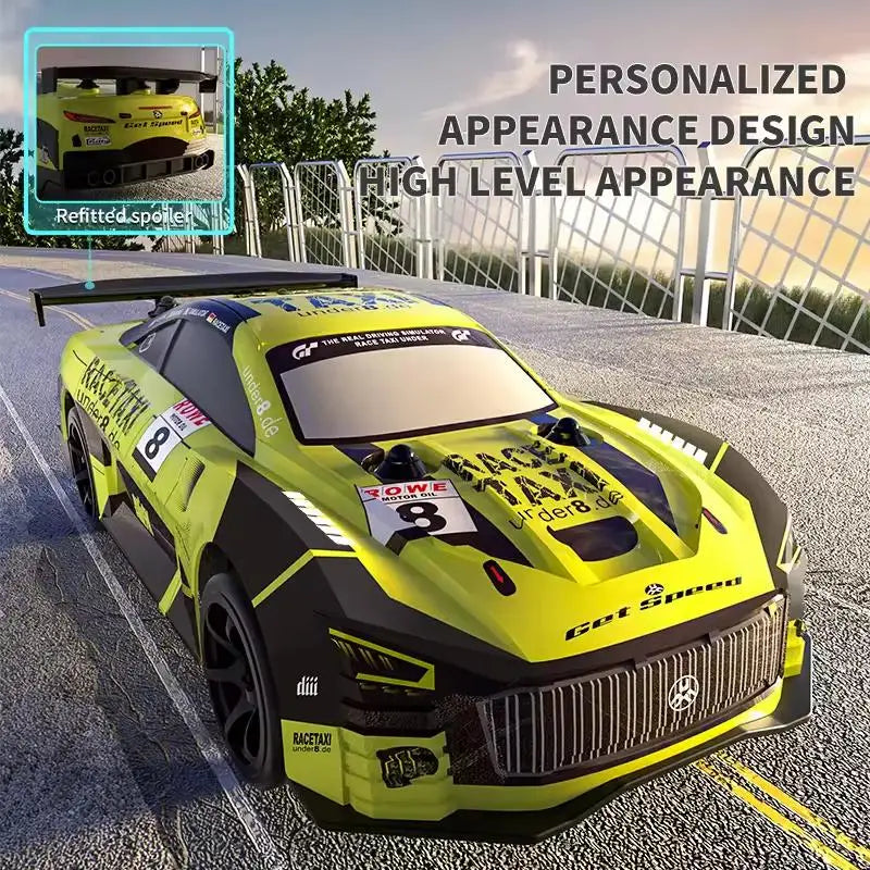 HKM-183315 4x4 Mini RC Racing Car with 360° Drifting, Lights, and Remote Control for Kids