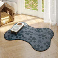 HKM-183443 Minimalist Pet Feeding Mat Repeated Washing Water-absorbing Non-slip Mat Rest Sleep
