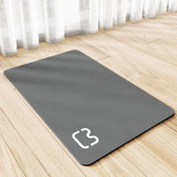HKM-183443 Minimalist Pet Feeding Mat Repeated Washing Water-absorbing Non-slip Mat Rest Sleep