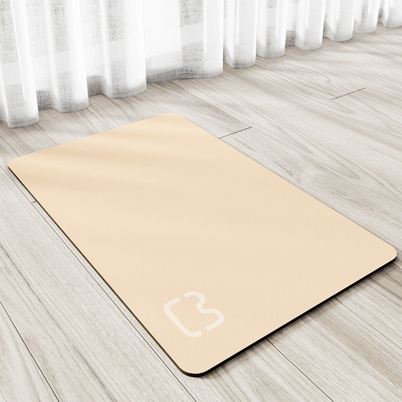 HKM-183443 Minimalist Pet Feeding Mat Repeated Washing Water-absorbing Non-slip Mat Rest Sleep