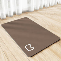 HKM-183443 Minimalist Pet Feeding Mat Repeated Washing Water-absorbing Non-slip Mat Rest Sleep