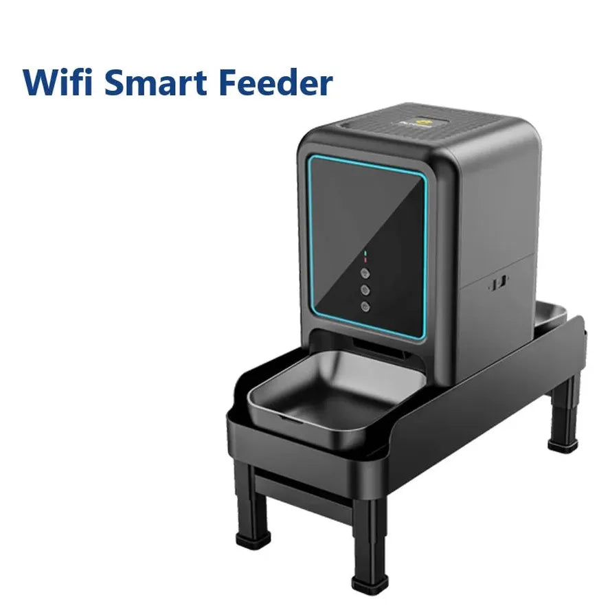 KTX-183507 Automatic 15L Pet Feeder with Remote App and LCD Display for Dogs and Cats