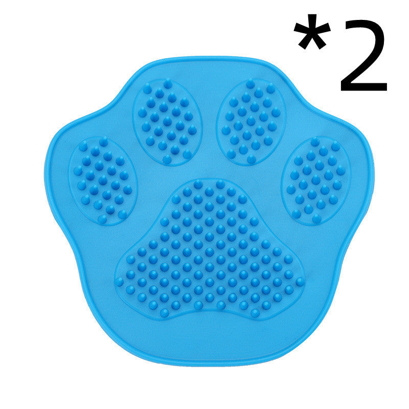 HKM-183571 Silicone Multifunctional Pet Bath Brush for Bathing and Massaging Pets