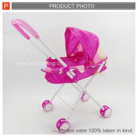HKM-183699 Mini Sliding Stroller Toy for Dolls – Cute Baby Carriage Accessory for Ages 2-7