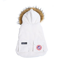 HKM-183699 Stripe Patterned Pet Hoodie for Dogs and Cats - Polyester Sweater in Various Colors and Sizes
