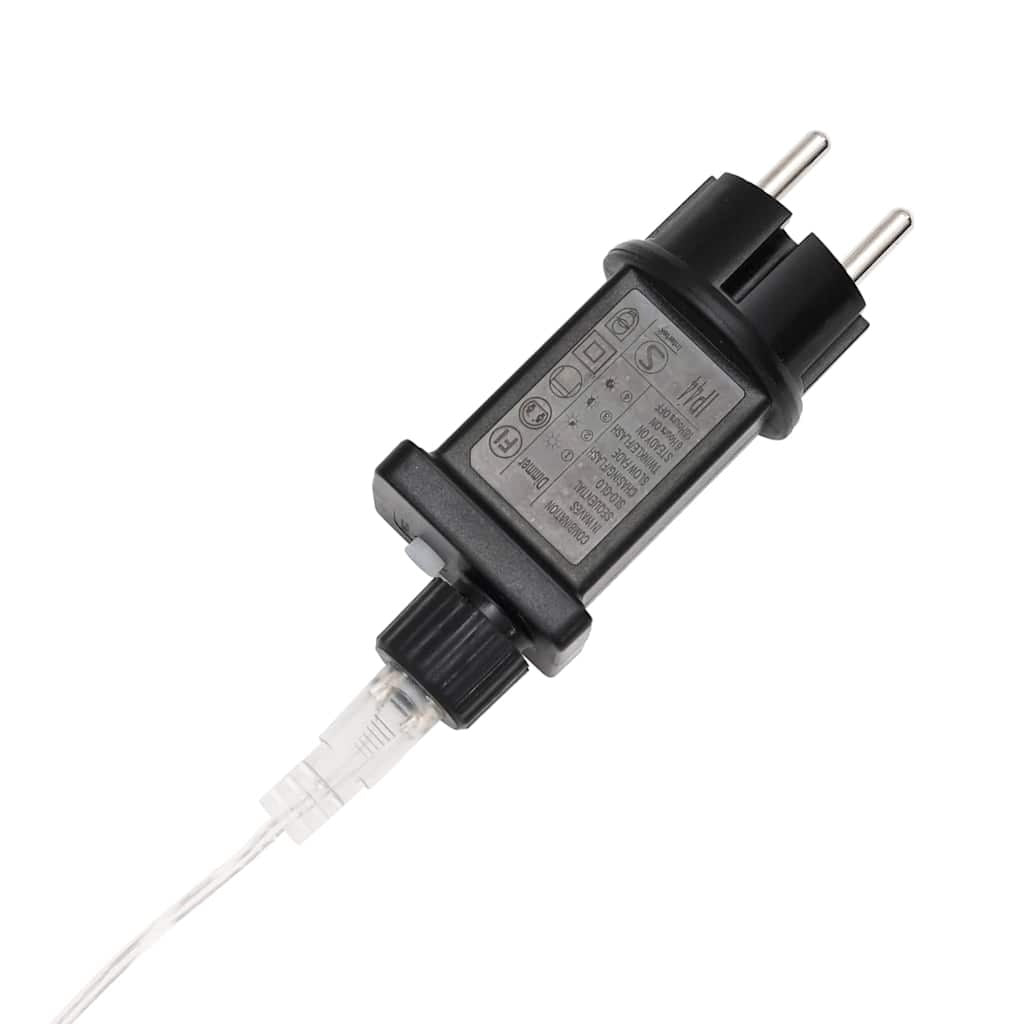 KTX-183699 Warm White LED Light Rope Tube with 2400 LEDs, 100 m Flexible PVC for Indoor and Outdoor Decoration