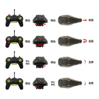 HKM-183891 Crocodile Simulation Remote Control Electric Boat for Pool Fun, 2.4GHz, Waterproof, Ready-to-Go