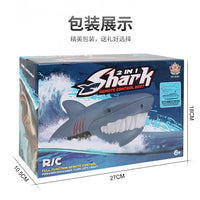 HKM-183891 Crocodile Simulation Remote Control Electric Boat for Pool Fun, 2.4GHz, Waterproof, Ready-to-Go