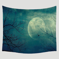 HKM-183891 Geometric Abstract Polyester Tapestries for Modern Bedroom Decor - Multiple Sizes Available