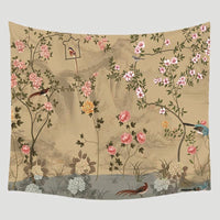 HKM-183891 Geometric Abstract Polyester Tapestries for Modern Bedroom Decor - Multiple Sizes Available