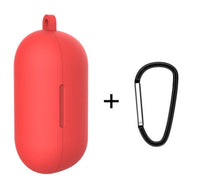 HKM-183955 Silicone Protective Case for Haylou/Hey I GT1/GT1 Plus Bluetooth Headset with Anti-Lost Buckle