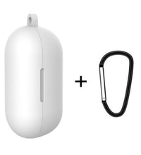 HKM-183955 Silicone Protective Case for Haylou/Hey I GT1/GT1 Plus Bluetooth Headset with Anti-Lost Buckle